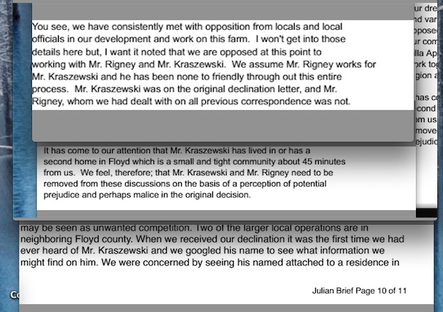 Form Exhibts G an Z.