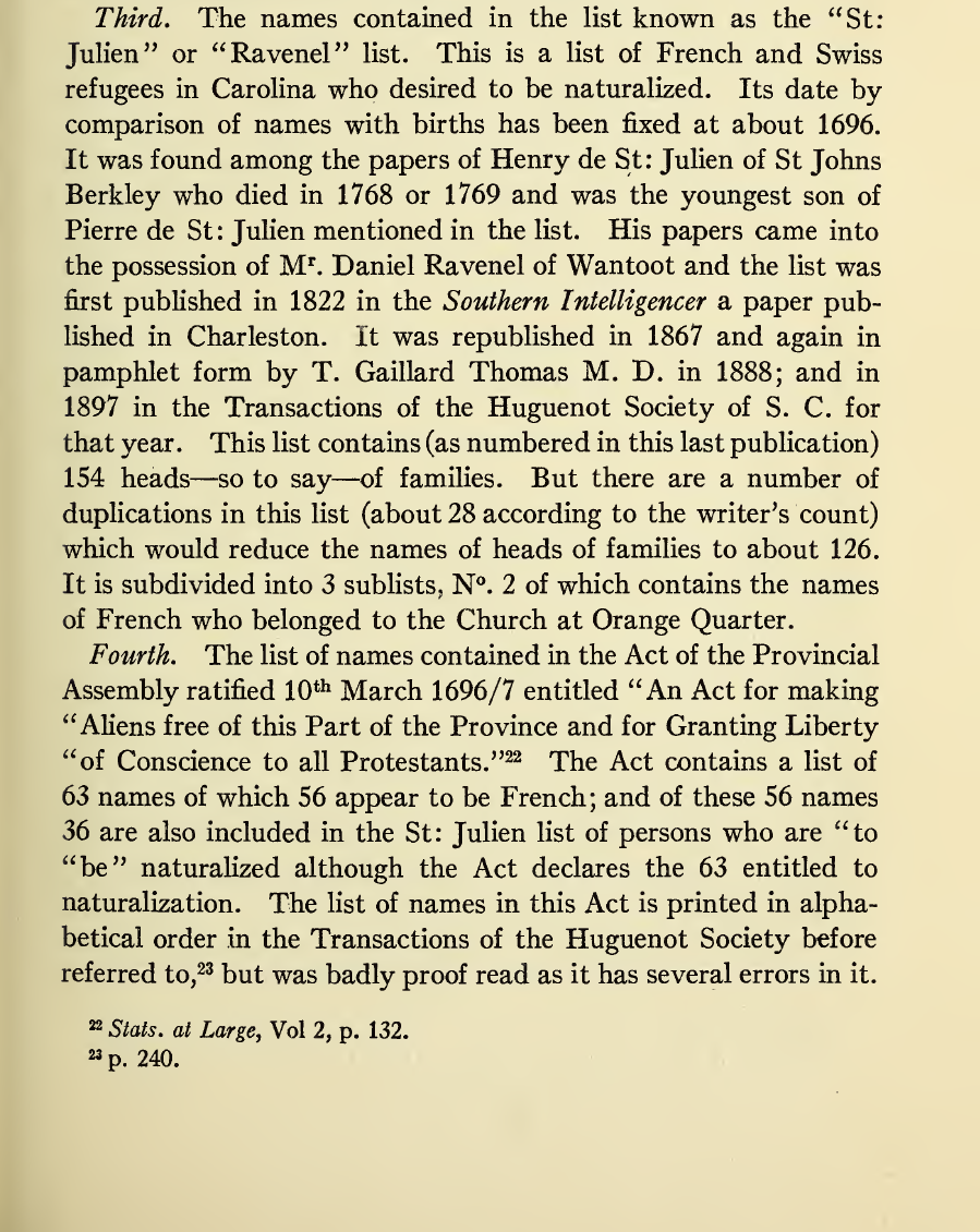 the south carolina historical and genalogical magazine volume xviii 1917 pgs 109